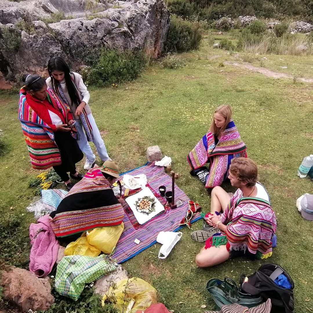 Cremonies of pachamama - cusco